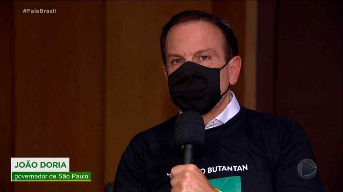 João Doria foi entrevistado pelo Jornalismo da Record TV