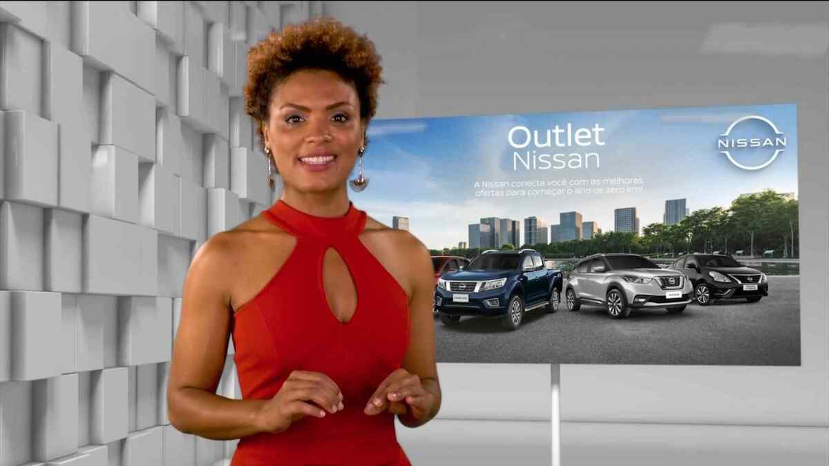 Lidi Lisboa no comercial da Nissan