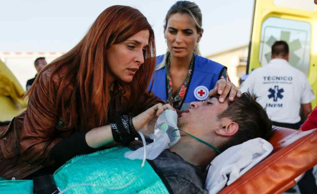 Cena da novela Nazaré, exibida originalmente pela emissora portuguesa SIC