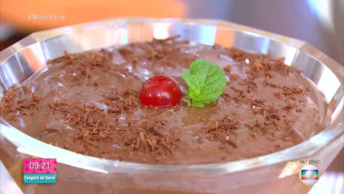 Chocolate Cremoso da Ana Maria Braga