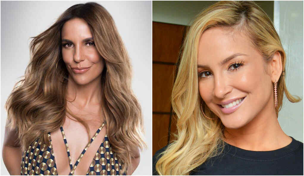 Ivete Sangalo e Cláudia Leitte em uma montagem