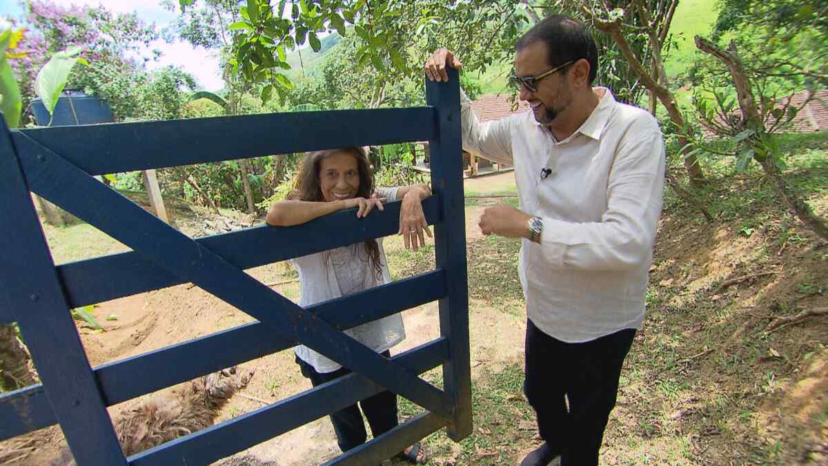 Maria Gladys e Geraldo Luís durante entrevista para o programa