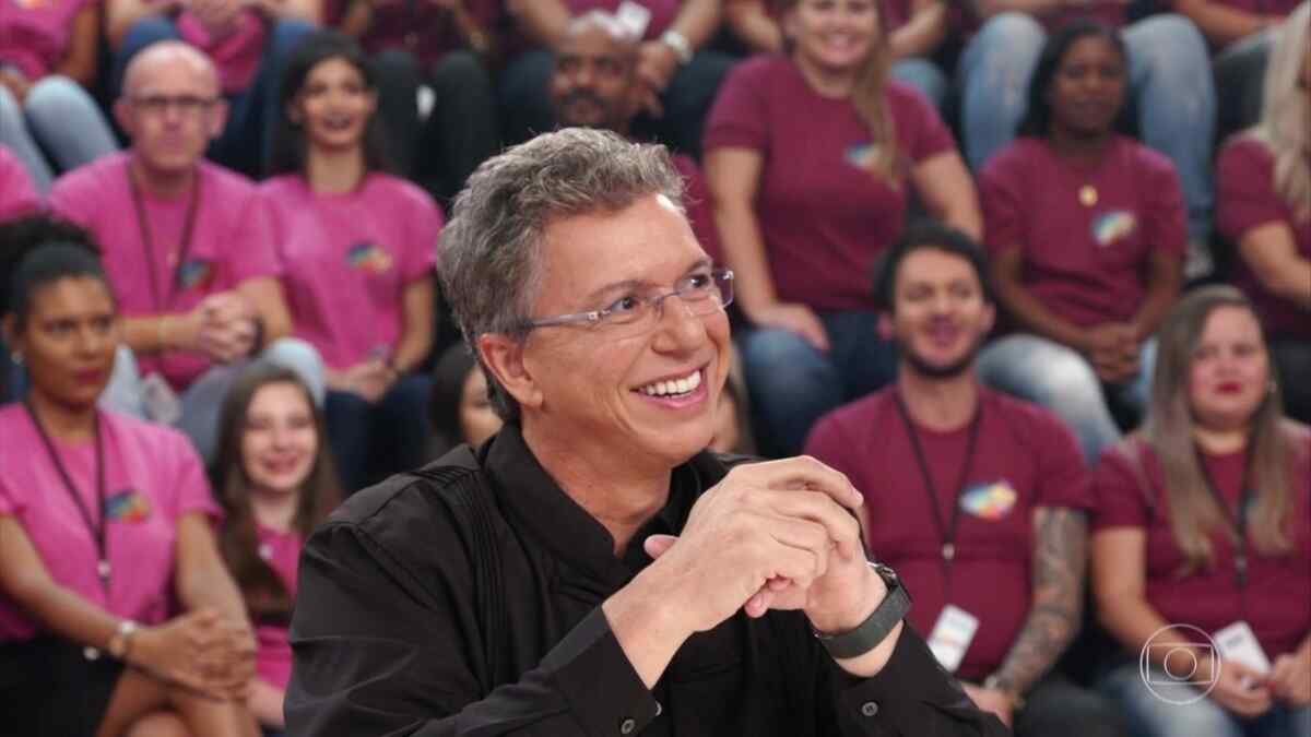 Boninho no Domingão do Faustão