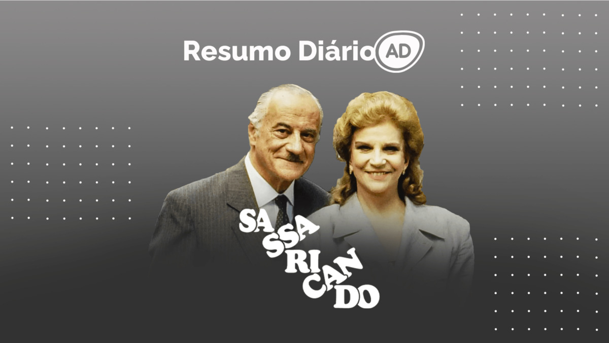 Logo do resumo diário da novela Sassaricando