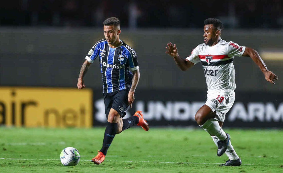 Jogo entre São Paulo e Grêmio no primeiro turno