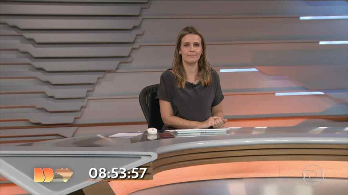 Silvana Ramiro no estúdio do Bom Dia Brasil