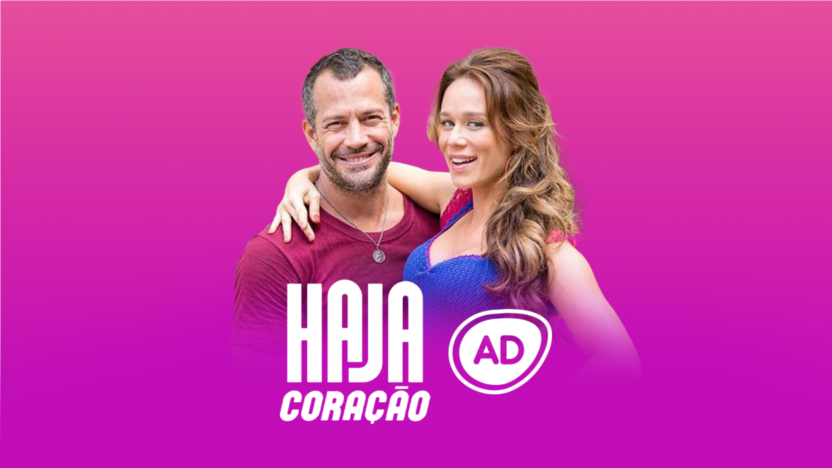 Logo do resumo da semana da novela Haja Coração, exibida na Globo.