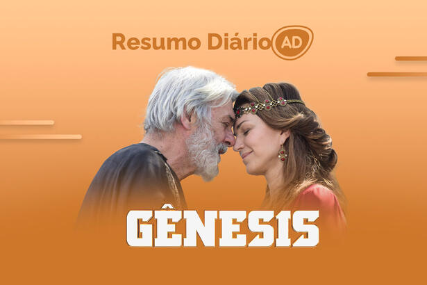 Logo do resumo diário da novela Gênesis.