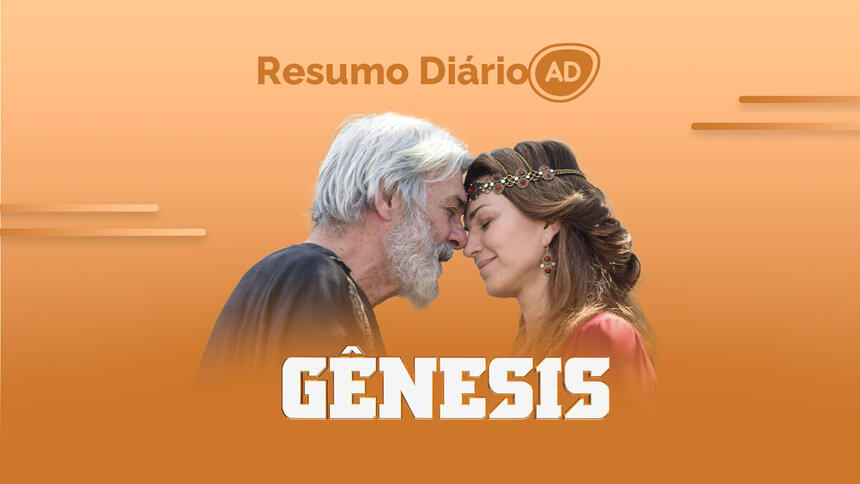 Logo do resumo diário da novela Gênesis.