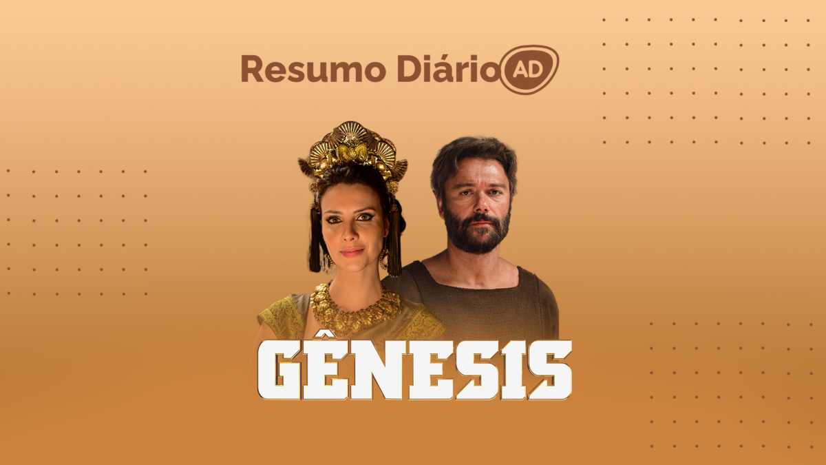 Logo do resumo diário da novela Gênesis, a superprodução bíblica da Record TV