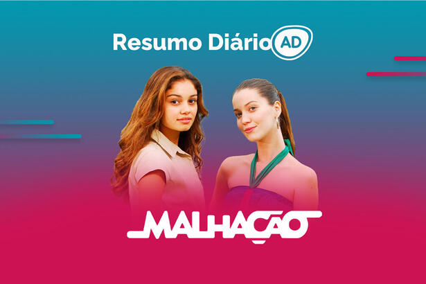 Logo do resumo diário da novela Malhação 2008.