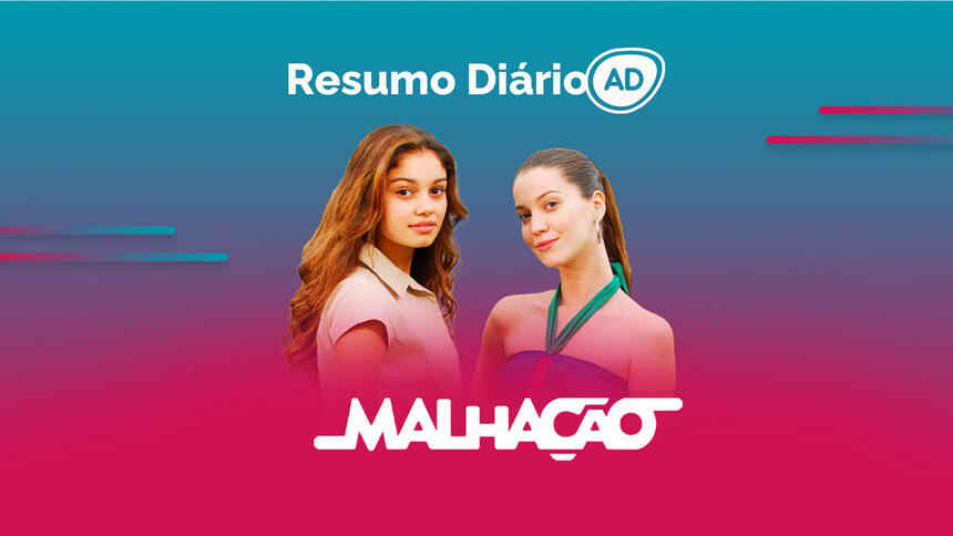 Logo do resumo diário da novela Malhação 2008.