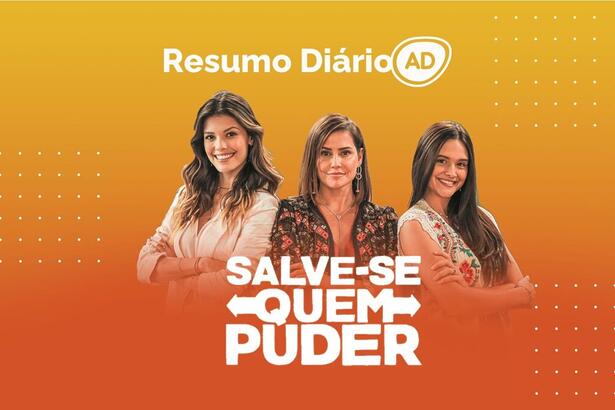 Logo do resumo diário da novela Salve-se Quem Puder