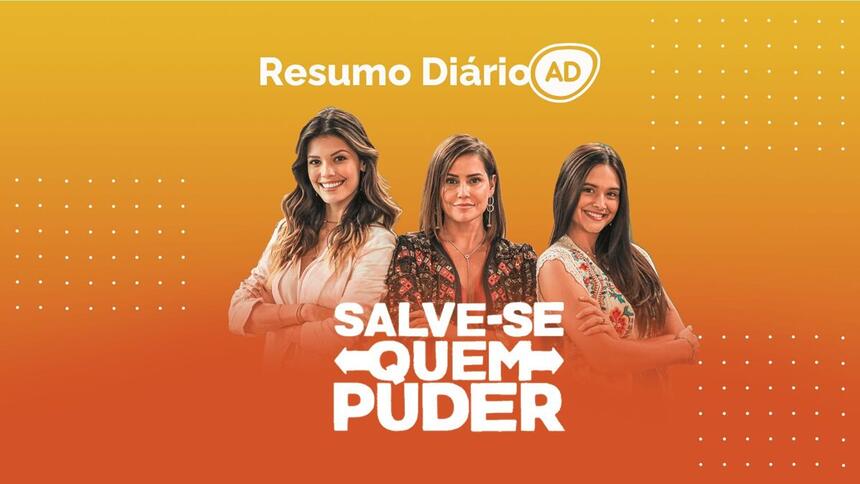 Logo do resumo diário da novela Salve-se Quem Puder