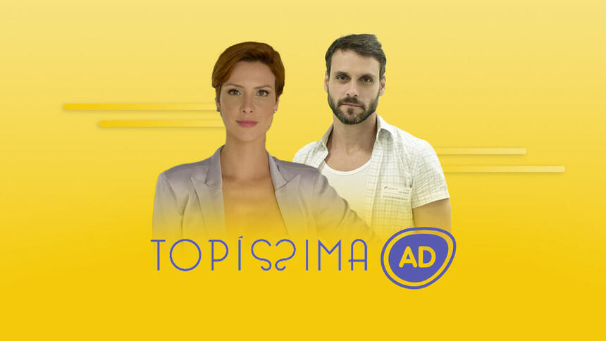 Logo do resumo semanal da novela Topíssima.