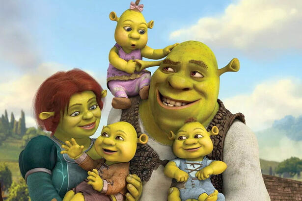 Cena de divulgação do filme Shrek Para Sempre, exibido pela Globo na Sessão da tarde