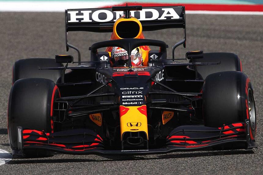 Carro do piloto de Fórmula 1 Max Verstappen