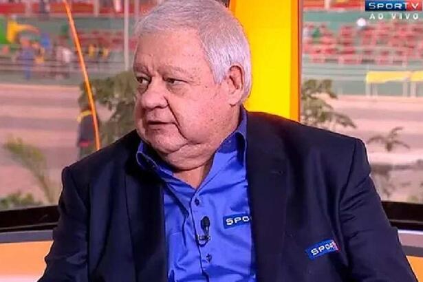 Narrador Paulo Stein durante uma cobertura pelo SporTV