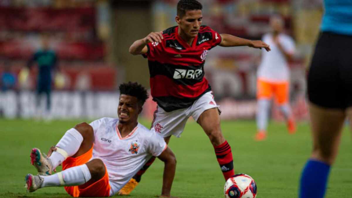 Jogo entre Flamengo x Nova Iguaçu pela partida de estreia do Campeonato Carioca