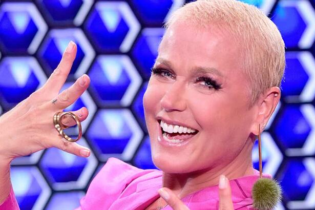 Apresentadora Xuxa nos estúdios do The Four na Record