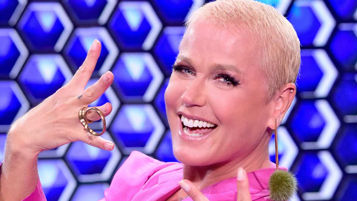 Apresentadora Xuxa nos estúdios do The Four na Record