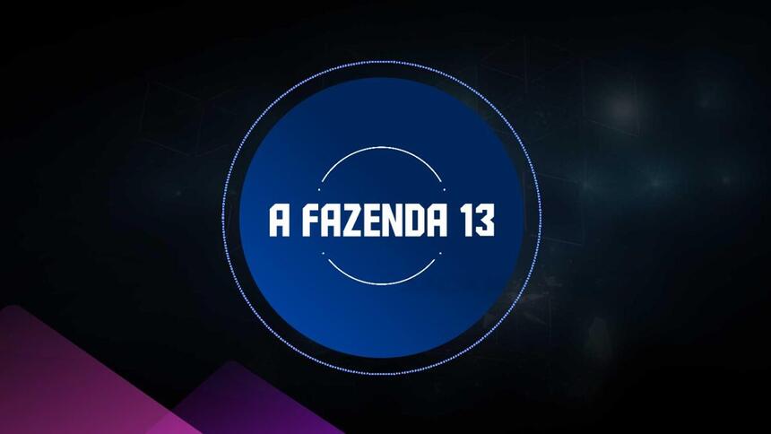 Logo provisório de A Fazenda 13 na Record TV