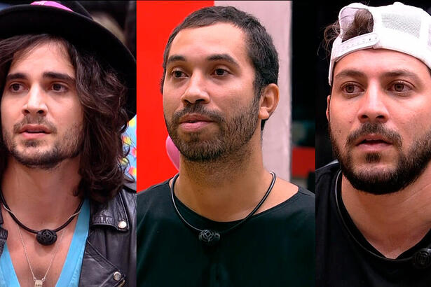 Fiuk, Gilberto e Caio estão no décimo segundo paredão do BBB 21