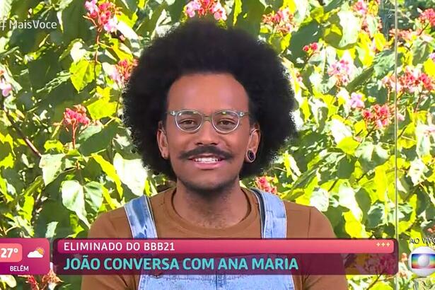 João Luiz o eliminado do BBB 21, conversou com Ana Maria Braga no Mais Você sobre sua participação na casa mais vigiada do país. O professor analisou seu jogo, se defendeu sobre omissão e falou sobre fala polémica de Rodolffo em relação ao seu cabelo.