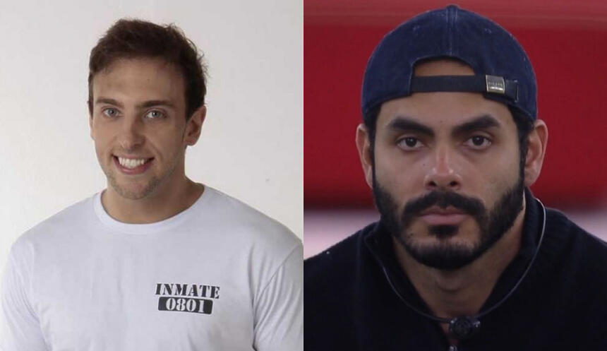 Montagem com Léo Lins e Rodolffo