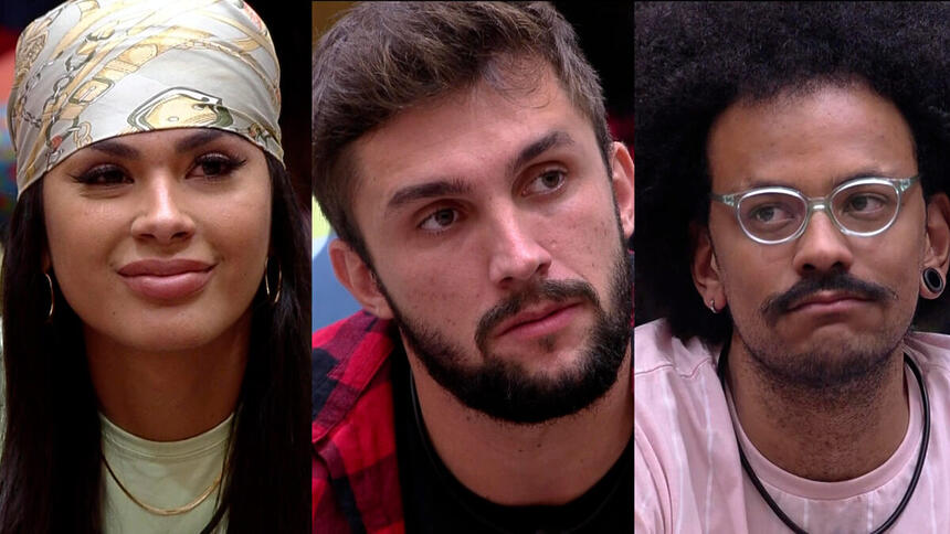 Pocah, Arthur e João estão no paredão do BBB 21