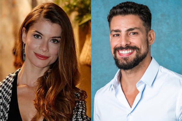 Montagem com os atores Alinne Moraes e Cauã Reymond, que fazem parte do elenco de Um Lugar ao Sol, nova novela das nove