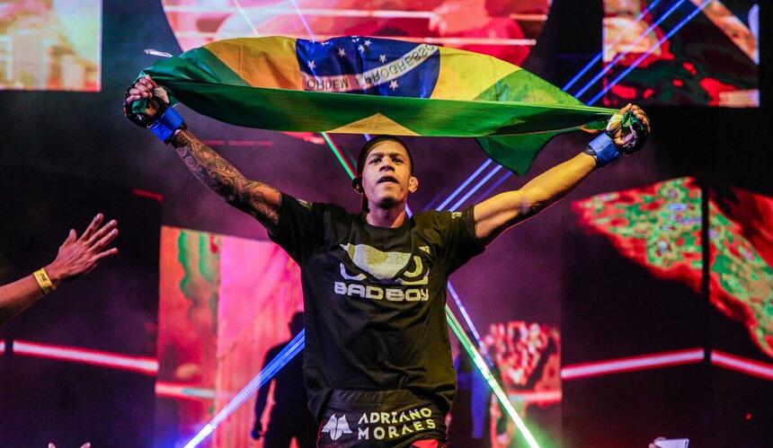 Lutador brasileiro se preparando para a ONE Championship