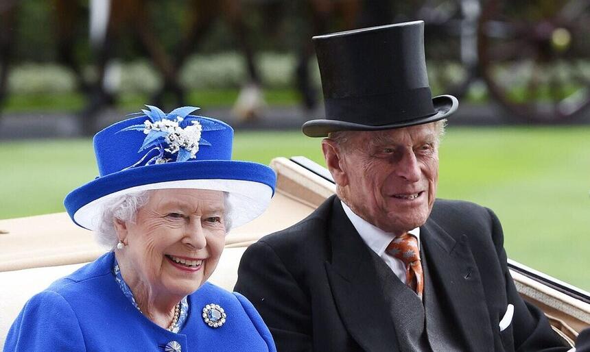 Rainha Elizabeth II e príncipe Philip