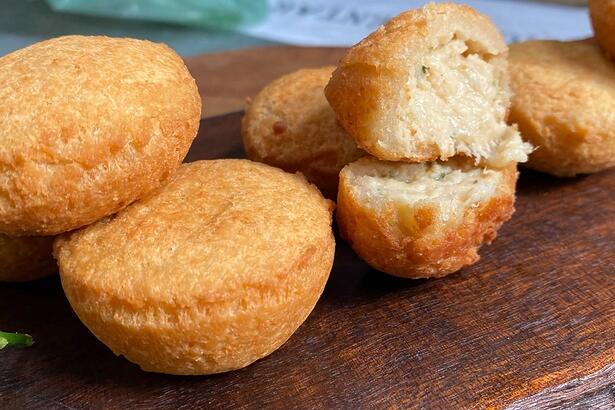 Empadinha Frita de Fango da Ana Maria Braga