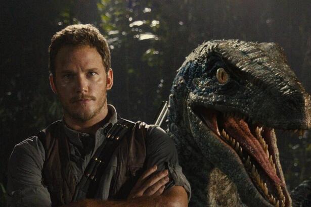 Cena do filme Jurassic World: O Mundo Dos Dinossauros, exibido pela Globo no Campeões de Bilheteria