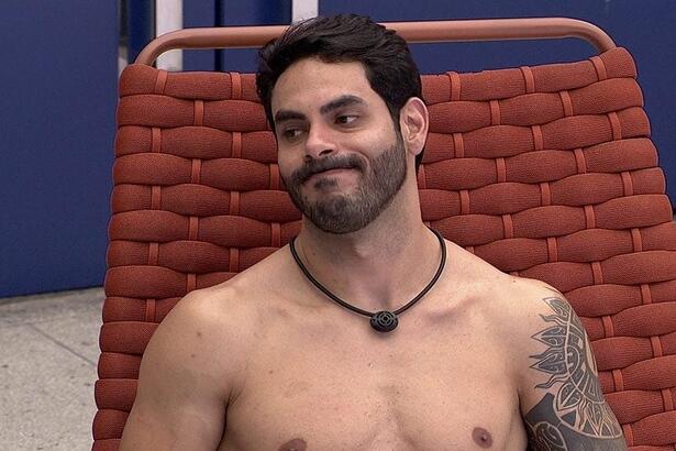 Rodolffo durante o confinamento do reality BBB 21