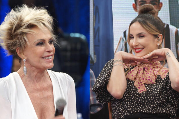 Ana Maria Braga e Claudia Leitte se divertem no Altas Horas da TV Globo