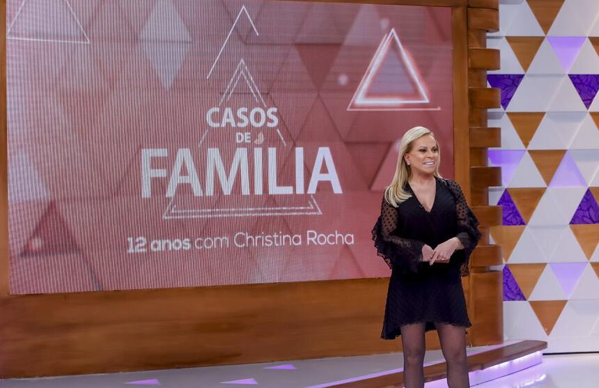 Christina Rocha no cenário do Casos de Família