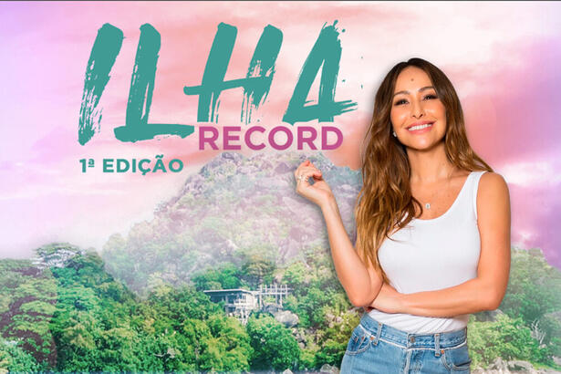 Sabrina Sato em divulgação do novo reality Ilha Record.