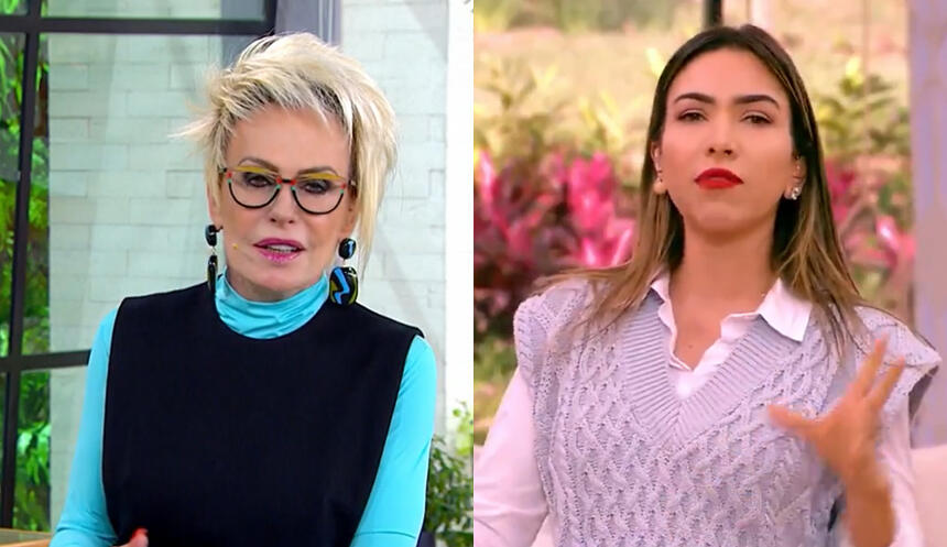 Montagem com Ana Maria Braga e Patrícia Abravanel