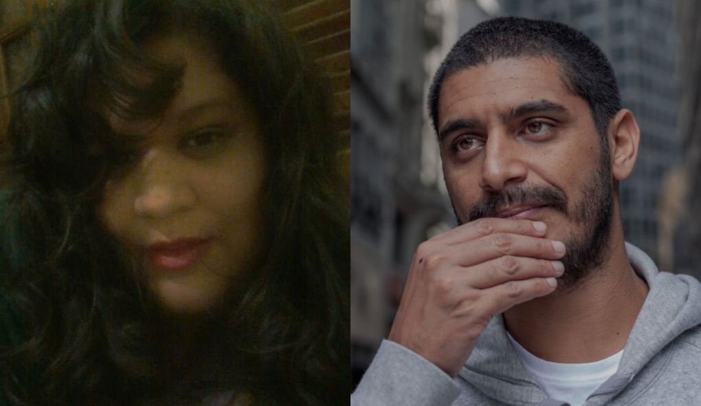 Criolo e sua irmã em um montagem