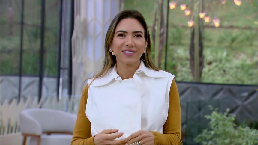 Patricia Abravanel no Vem Pra Cá dessa terça-feira (23).