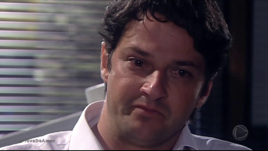 Marcelo Serrado vivendo Daniel, em cena da novela Prova de Amor, no capítulo de 01 de junho de 2021