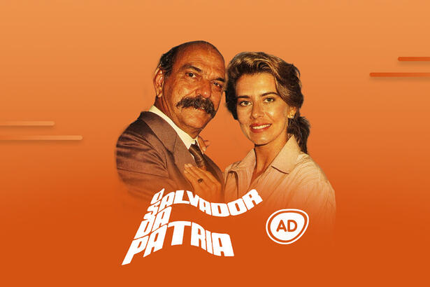 Logo do resumo diário da novela O Salvador da Pátria
