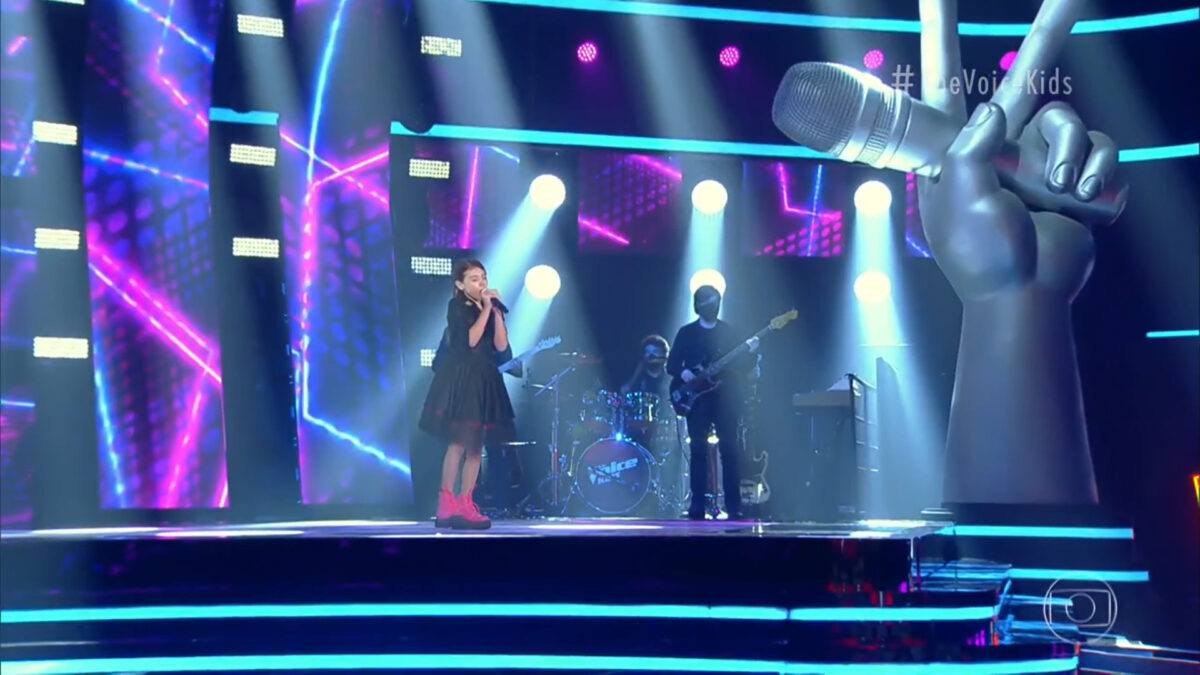 Apresentação de Sofia Farah, a primeira participante da estreia da nova temporada do The Voice Kids