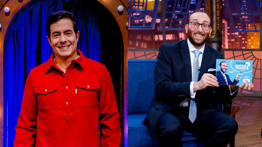 The Noite recebe Felipe Folgosi e Rabino Sany nesta terça-feira (8)