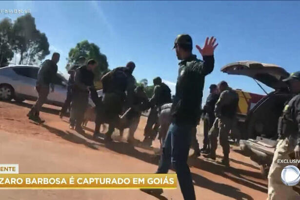 Fala Brasil confirmando a morte de Lázaro Barbosa