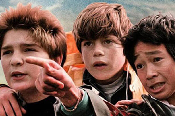 Trecho do filme Os Goonies, exibido pela TV Globo na Sessão da Tarde