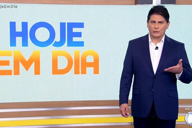 César Filhos durante a edição de 07 de junho do Hoje em Dia