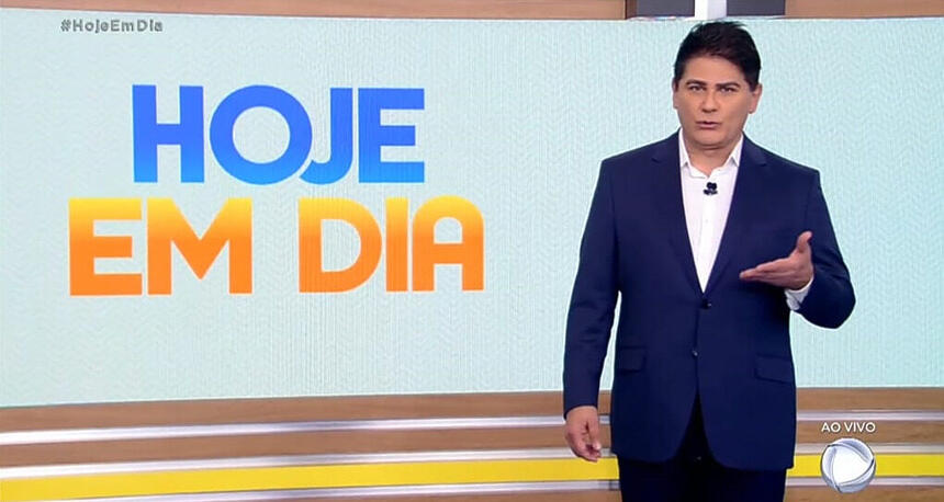 César Filhos durante a edição de 07 de junho do Hoje em Dia